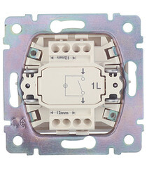 Выключатель Legrand Valena одноклавишный встраиваемый слоновая кость с подсветкой (695601) - фото 6