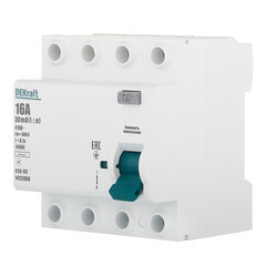 УЗО Dekraft УЗО-03 16А 3P+N тип AC 30 мА 6 кА компактное (14232DEK) - фото 2