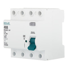 УЗО Dekraft УЗО-03 40А 3P+N тип AC 30 мА 6 кА компактное (14235DEK) - фото 3