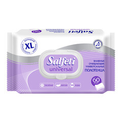 Изображение товара Полотенца влажные универсальные Salfeti размер XL (60 шт.)