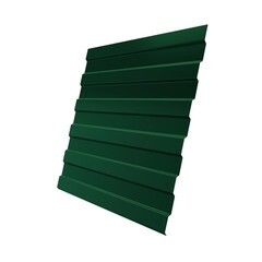 Профнастил С8А 2000x1200x0,35мм RAL 6005 зеленый