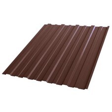 Профнастил С8А 2000x1200х0,35мм RAL 8017 коричневый
