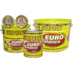Краска водоэмульсионная СИМФОНИЯ евро-баланс 7А 9л