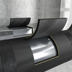 Мембрана звукоизоляционная Звукоизол Флекс 12х1000х2500 мм 2,5 кв.м - фото 4