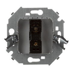 Выключатель Simon 15 одноклавишный встраиваемый алюминий с подсветкой (1591104-033) - фото 2