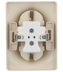 Розетка Systeme Electric Glossa встраиваемая бежевая (GSL000224) - фото 3