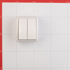 Выключатель Simon 15 Aqua двухклавишный накладной белый (1594398-030) - фото 2