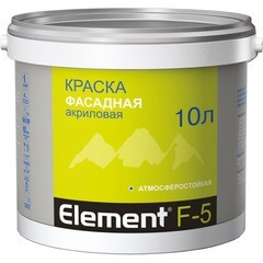 Краска Element F-5 акриловая, фасадная 9,06л