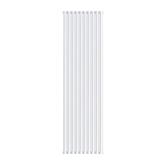 Радиатор стальной трубчатый КЗТО Гармония А 40 1784х501 мм 1/2 10 секций нижнее правое подключение белый - фото 2