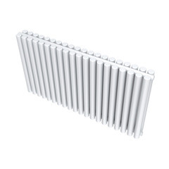 Радиатор стальной трубчатый КЗТО Гармония А 40 534х1001 мм 1/2 20 секций универсальное подключение белый - фото 3