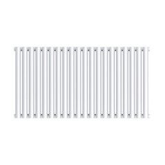 Радиатор стальной трубчатый КЗТО Гармония А 40 534х1001 мм 1/2 20 секций универсальное подключение белый - фото 2