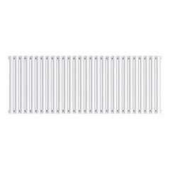 Радиатор стальной трубчатый КЗТО Гармония А 40 534х1401 мм 1/2 28 секций боковое подключение белый - фото 3