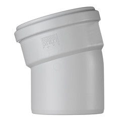 Отвод Pro Aqua Stilte Plus d110 мм 15° пластиковый шумопоглощающий для внутренней канализации - фото 2