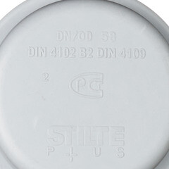 Заглушка Pro Aqua Stilte Plus d58 мм пластиковая шумопоглощающая для внутренней канализации - фото 2