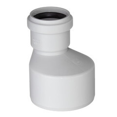 Переходник Pro Aqua Stilte Plus d110х58 мм пластиковый эксцентрический для внутренней канализации - фото 1