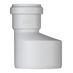 Переходник Pro Aqua Stilte Plus d110х58 мм пластиковый эксцентрический для внутренней канализации - фото 2