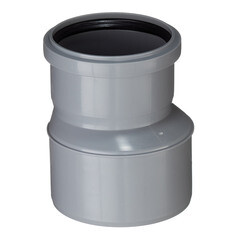 Изображение товара Переходник Ostendorf HTR d110х90 мм пластиковый эксцентрический для внутренней канализации (115700)