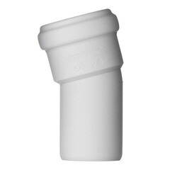 Отвод Ostendorf SKB d58 мм 15° пластиковый бесшумный для внутренней канализации (332100) - фото 3