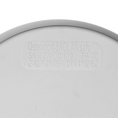 Заглушка Ostendorf SKM d110 мм пластиковая бесшумная для внутренней канализации (335620) - фото 2