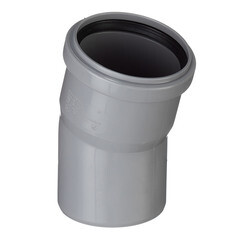 Изображение товара Отвод Ostendorf HTB d75 мм 15° пластиковый для внутренней канализации (113100)