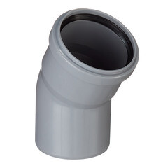 Отвод Ostendorf HTB d75 мм 30° пластиковый для внутренней канализации (113110) - фото 1