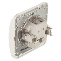 Выключатель Makel Mimoza двухклавишный встраиваемый белый (12003) - фото 4