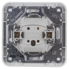 Выключатель Makel Mimoza одноклавишный встраиваемый белый (12001) - фото 3