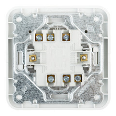 Переключатель Makel Mimoza двухклавишный встраиваемый белый (12026) - фото 2