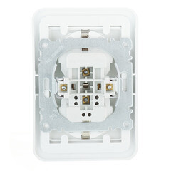 Розетка Makel Mimoza встраиваемая белая (12082) - фото 3