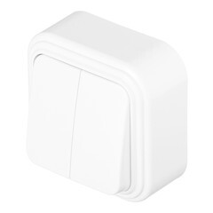 Выключатель Svet двухклавишный накладной белый (0603-00101) - фото 7