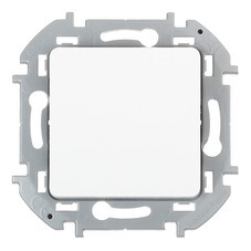 Выключатель Legrand Inspiria одноклавишный встраиваемый белый (673600)