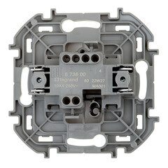 Выключатель Legrand Inspiria одноклавишный встраиваемый белый (673600) - фото 3