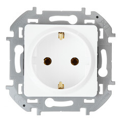 Розетка Legrand Inspiria встраиваемая белая (673720) - фото 1