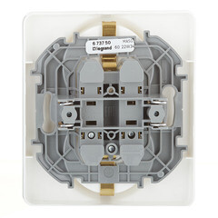 Розетка Legrand Inspiria встраиваемая белая (673750) - фото 3