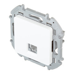 Розетка телефонная Legrand Inspiria встраиваемая белая RJ11 (673820) - фото 2