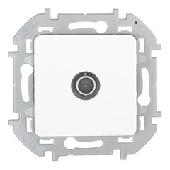 Изображение товара Розетка телевизионная Legrand Inspiria встраиваемая белая (673850)
