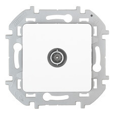 Розетка телевизионная Legrand Inspiria встраиваемая белая (673870)