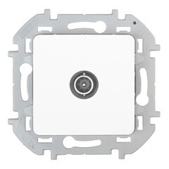 Изображение товара Розетка телевизионная Legrand Inspiria встраиваемая белая (673870)