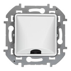 Вывод кабеля Legrand Inspiria встраиваемый белый (673890) - фото 1