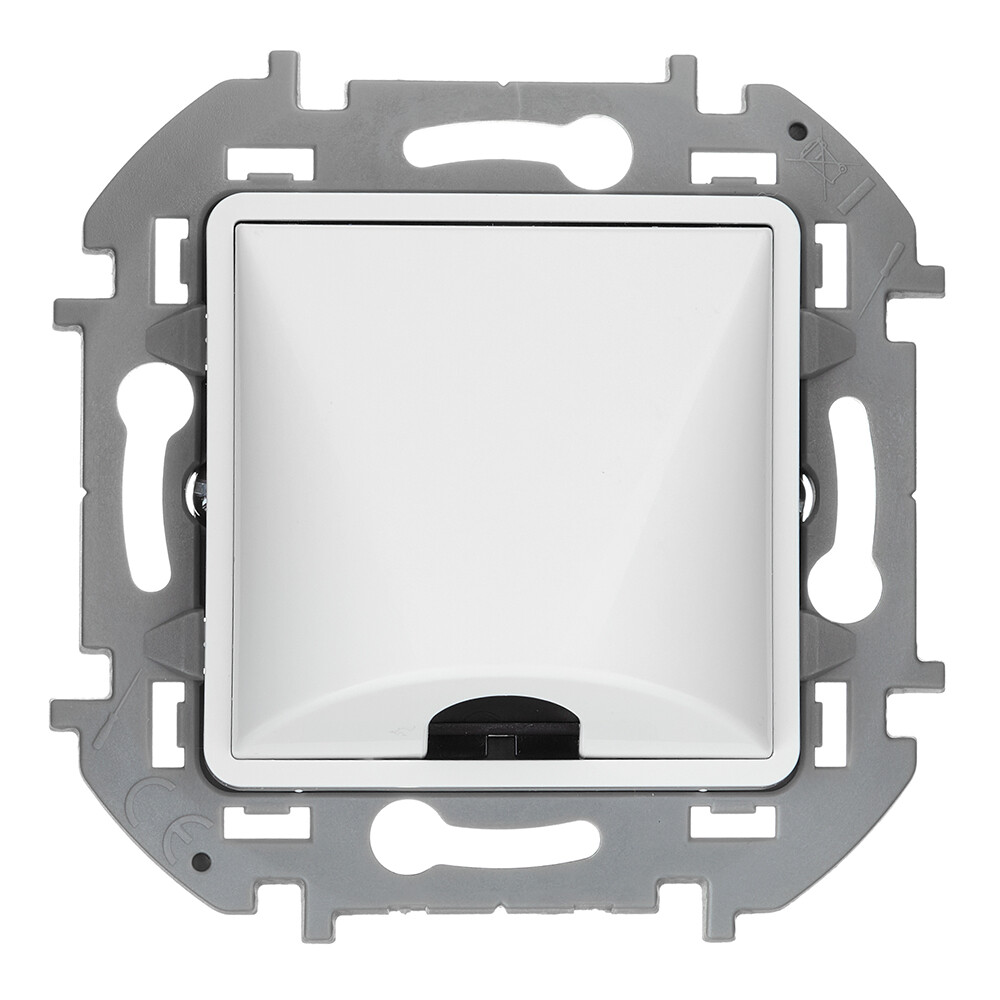 Изображение товара Вывод кабеля Legrand Inspiria встраиваемый белый (673890)
