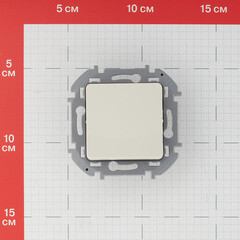 Переключатель Legrand Inspiria одноклавишный встраиваемый слоновая кость (673651) - фото 3