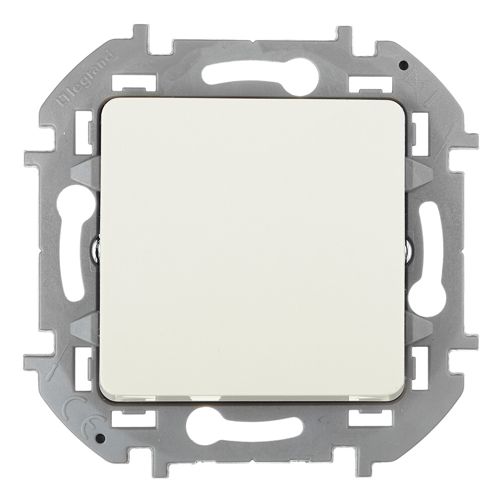 Изображение товара Переключатель Legrand Inspiria одноклавишный встраиваемый слоновая кость (673681)
