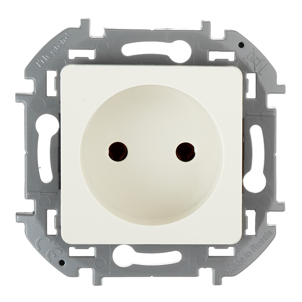 Изображение товара Розетка Legrand Inspiria встраиваемая слоновая кость (673711)