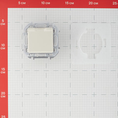 Розетка Legrand Inspiria встраиваемая слоновая кость со шторками с крышкой (673741) - фото 2