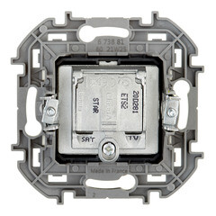 Розетка телевизионная Legrand Inspiria встраиваемая слоновая кость TV-SAT (673881) - фото 3