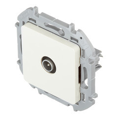 Розетка телевизионная Legrand Inspiria встраиваемая слоновая кость (673861) - фото 4