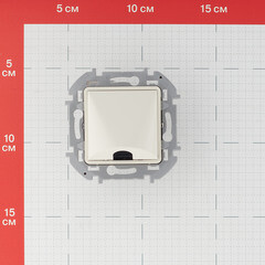 Вывод кабеля Legrand Inspiria встраиваемый слоновая кость (673891) - фото 3