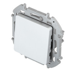 Выключатель Legrand Inspiria одноклавишный встраиваемый алюминий (673602) - фото 5