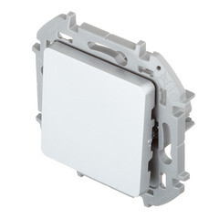 Переключатель Legrand Inspiria одноклавишный встраиваемый алюминий (673652) - фото 4