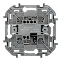 Переключатель Legrand Inspiria одноклавишный встраиваемый алюминий (673652) - фото 3